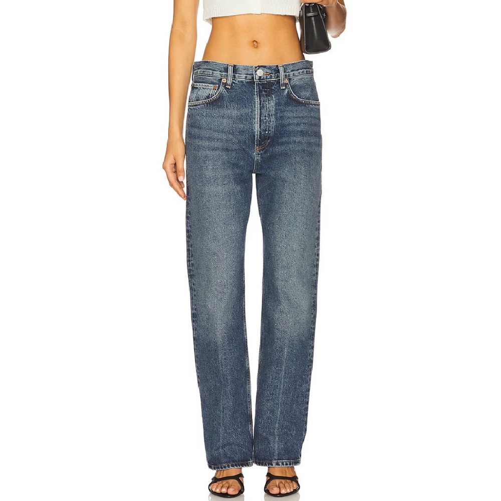 Agolde Fran Low Slung Easy Straight Jeans